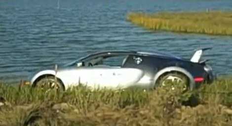 Bugatti, bagno fuori programma