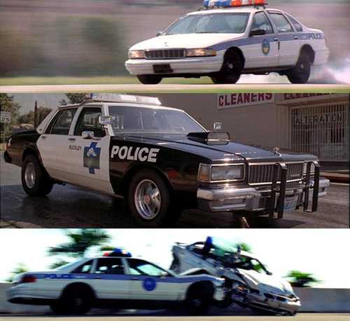 Le auto della polizia americana