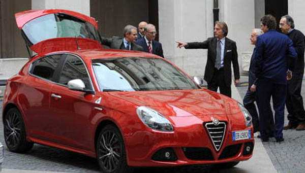 Alfa Romeo Giulietta al Quirinale