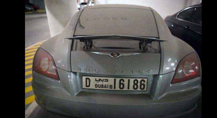 Macchine Abbandonate a Dubai