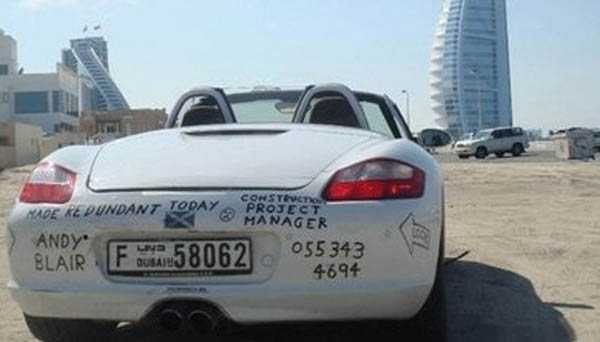 Macchine Abbandonate a Dubai