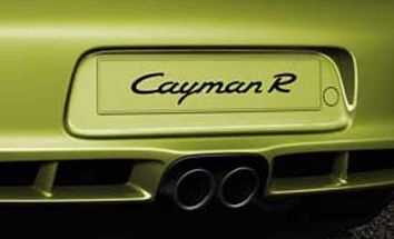 Porsche Cayman R: prime immagini