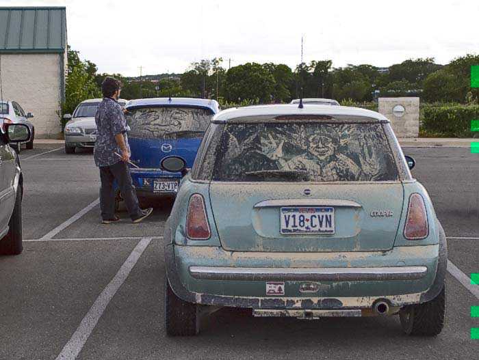 Vetri sporchi? No, opere d'arte...