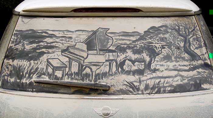 Vetri sporchi? No, opere d'arte...