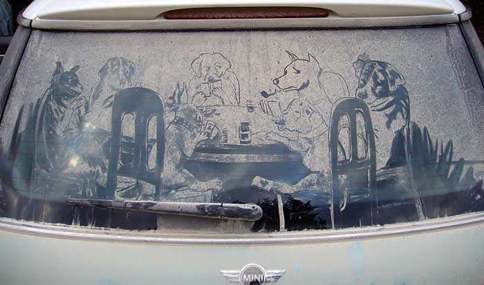 Vetri sporchi? No, opere d'arte...
