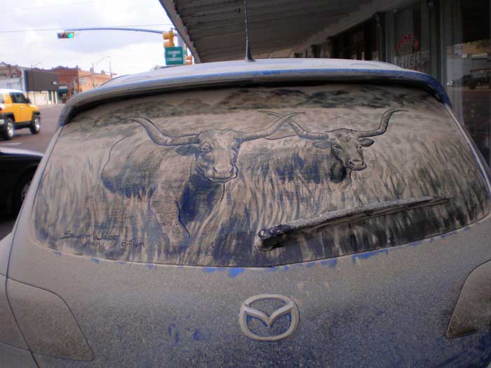 Vetri sporchi? No, opere d'arte...