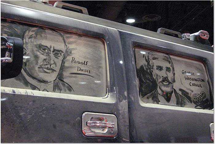 Vetri sporchi? No, opere d'arte...
