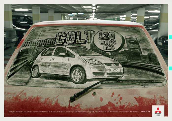 Vetri sporchi? No, opere d'arte...