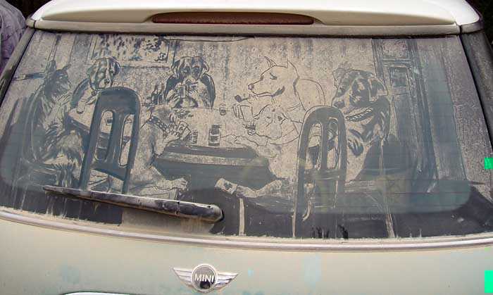 Vetri sporchi? No, opere d'arte...