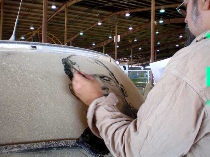 Vetri sporchi? No, opere d'arte...