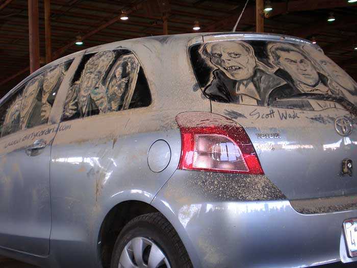 Vetri sporchi? No, opere d'arte...