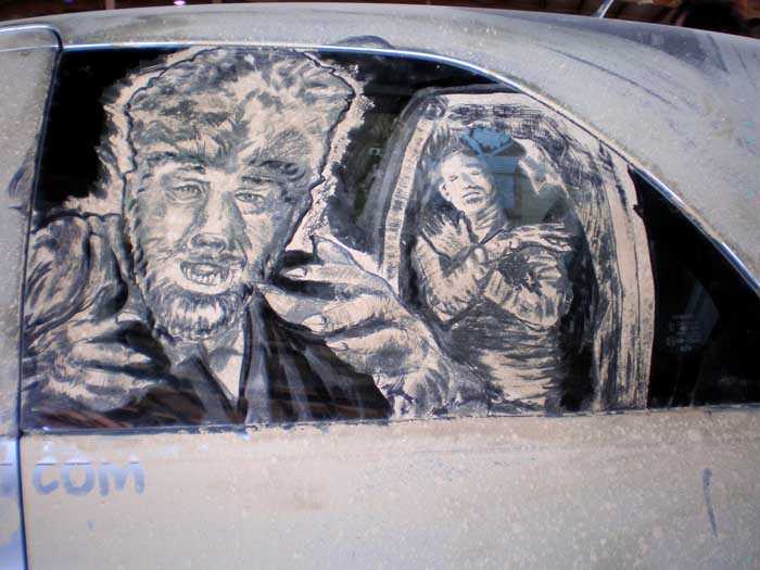 Vetri sporchi? No, opere d'arte...