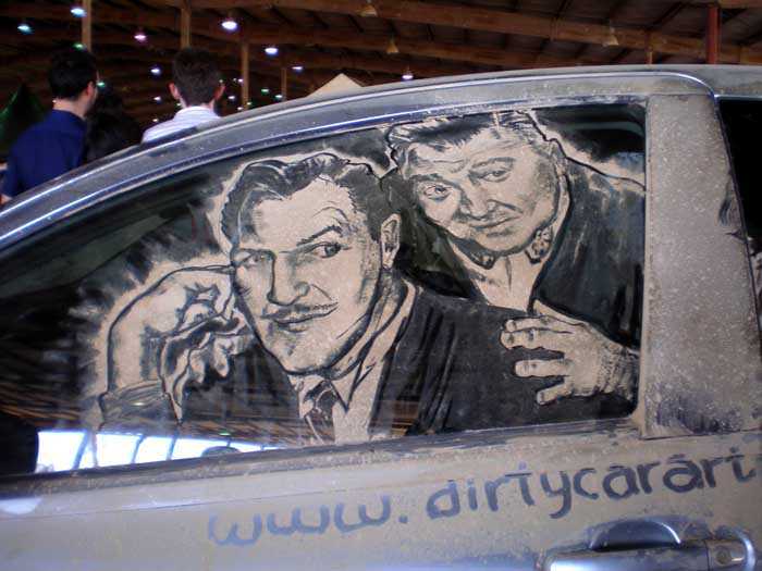 Vetri sporchi? No, opere d'arte...