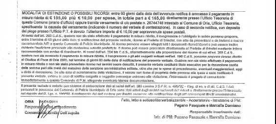 Fiat Doblò multa a 1230 km/h