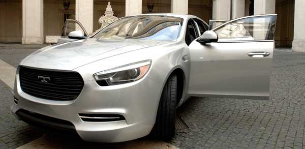 De Tomaso Deauville in anteprima a Roma