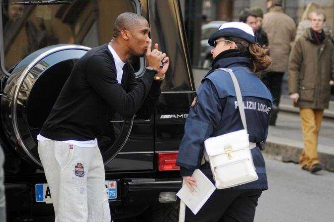 Eto'o multato a Milano