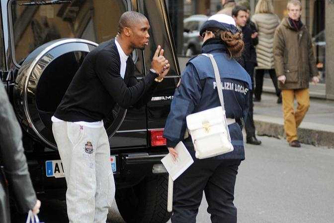 Eto'o multato a Milano