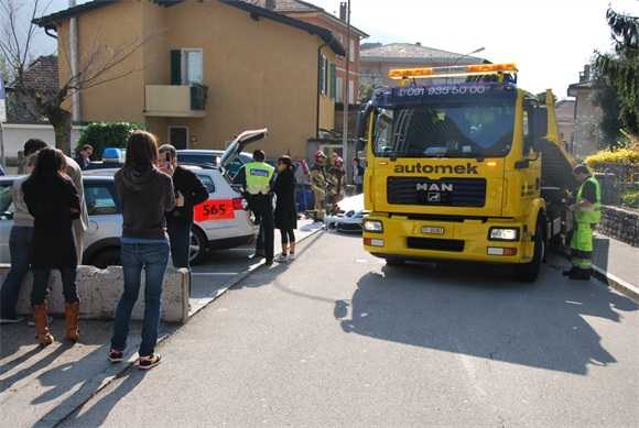 Mercedes McLaren SLR incidentata