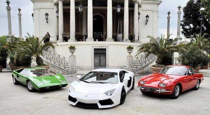 Lamborghini Aventador a Roma