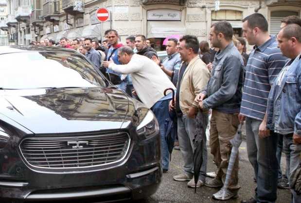 De Tomaso, la protesta degli operai