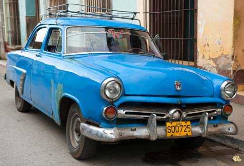 Auto d'epoca americane a Cuba