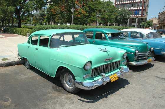 Auto d'epoca americane a Cuba