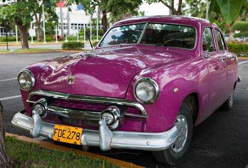 Auto d'epoca americane a Cuba