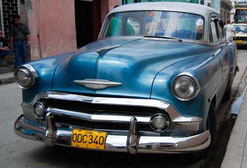 Auto d'epoca americane a Cuba