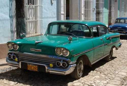 Auto d'epoca americane a Cuba