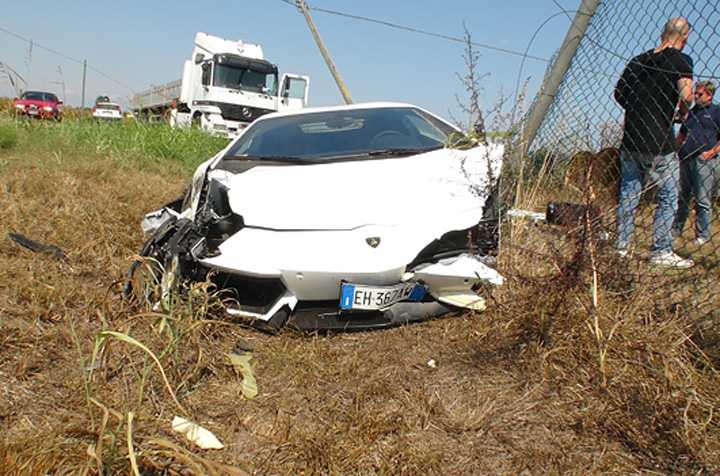 Incidente Lamborghini Aventador