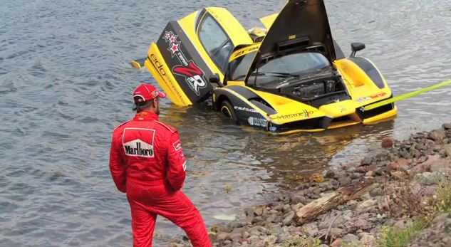 Ferrari Enzo Edo Competition: incidente spettacolare