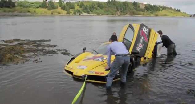 Ferrari Enzo Edo Competition: incidente spettacolare