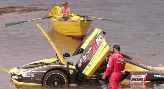 Ferrari Enzo Edo Competition: incidente spettacolare