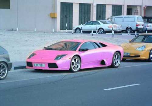 Supercar color rosa