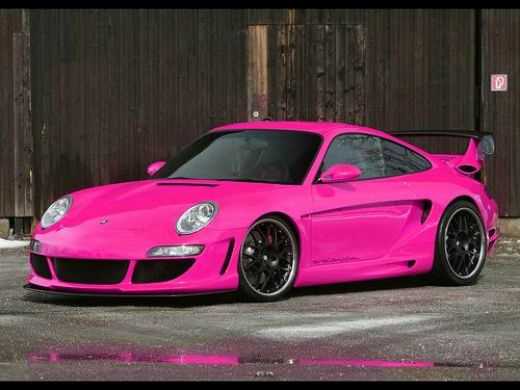 Supercar color rosa