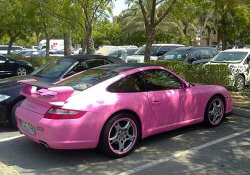 Supercar color rosa