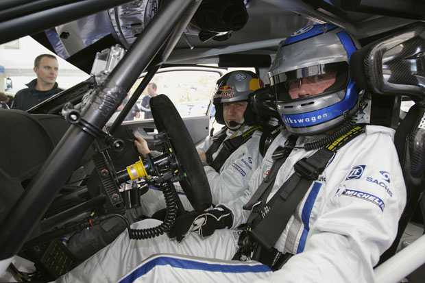 Volkswagen Polo R WRC in prova con Carlos Sainz