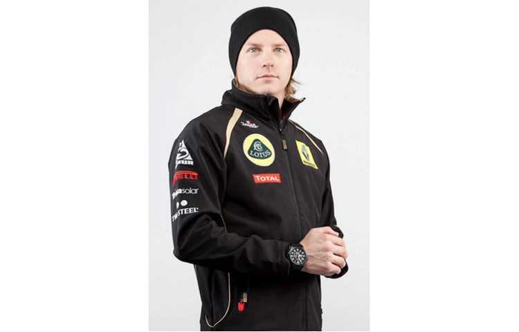 Kimi Raikkonen alla Lotus-Renault