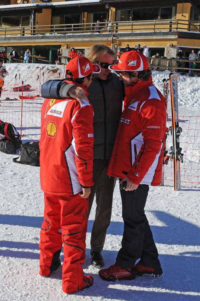Ferrari FF: sfida sulla neve tra Massa e Alonso