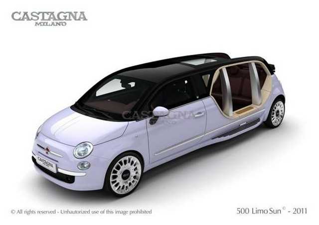 Fiat 500 Limousine by Castagna