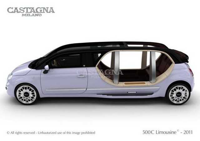 Fiat 500 Limousine by Castagna
