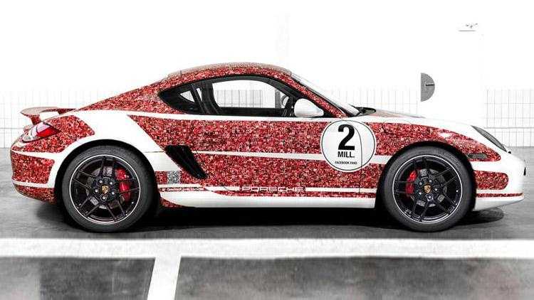 Porsche Cayman S speciale Facebook