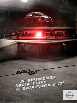 Boost 190 per Nissan Juke 190 HP Limited Edition