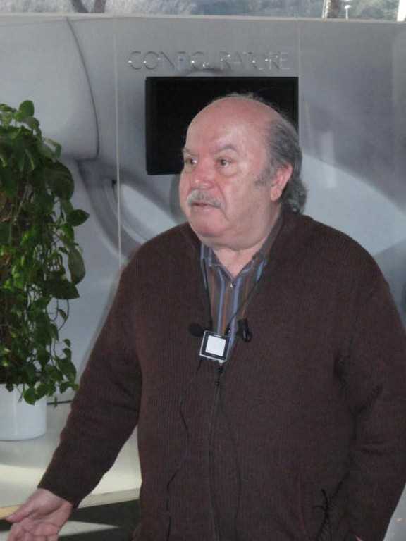 Lino Banfi con la Citroen C-Zero