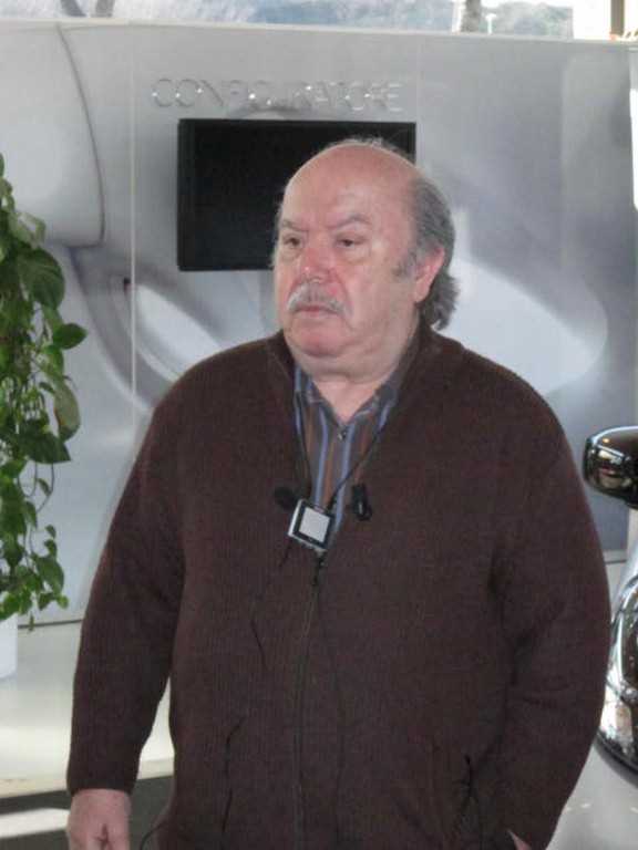 Lino Banfi con la Citroen C-Zero