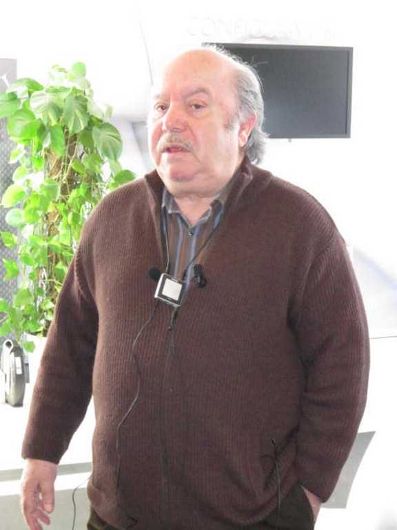 Lino Banfi con la Citroen C-Zero