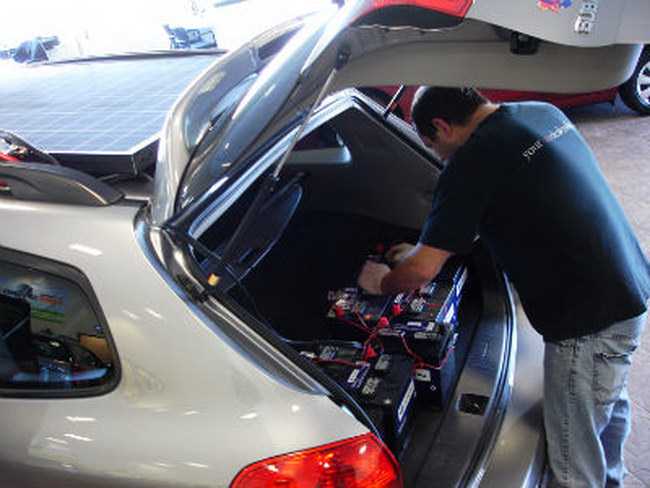 Subaru Tribeca a energia solare