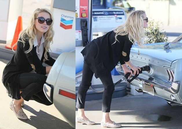 Le star di Hollywood alla stazione di rifornimento