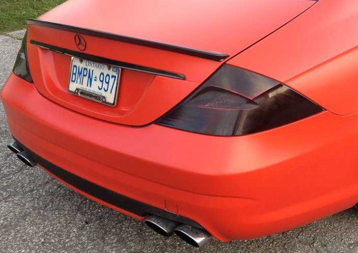 Mercedes CLS 55 AMG 2005 Matte Red by ReStyleIt
