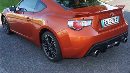 Toyota GT86: la prova in pista